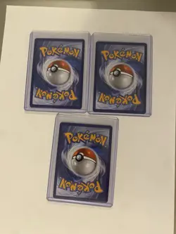 Pokemon Lot 3 Cards , One Three Gold Stars - Image 2
