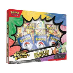 Pokemon Ascended Heroes First Partner Deluxe Pin Collection Sealed New - Image 1