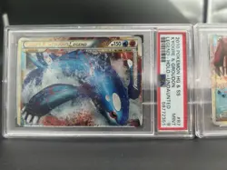 Pokemon 2010 Undaunted Kyogre & Groudon Legend Holo PSA Mint 9 set - Image 2