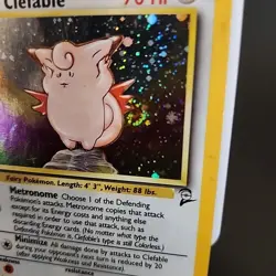 Clefable - 5/130 - Holo - NM/Mint - Pokemon - Base Set 2 -Never Played - SWIRL - Image 2