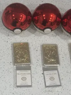 1999 Pokemon Gold Plated 23K Cards Set Burger King Promotion, Full Set of 6 - Image 4