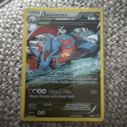 Pokemon TCG Salamence XY59 Cosmo Black Star Promo Holo Rare Card - Image 1