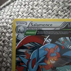 Pokemon TCG Salamence XY59 Cosmo Black Star Promo Holo Rare Card - Image 2