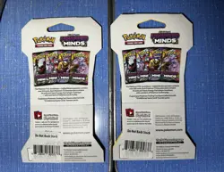 Pokemon TCG Sun and Moon Unified Minds Sleeved Booster Pack X2 - Image 2