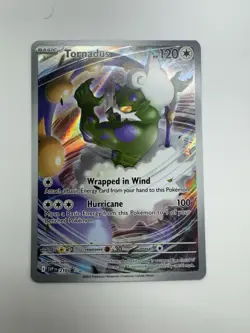 Pokemon Tornadus 210 Sv: Scarlet & Violet Promo Holo 120 HP Hurricane English - Image 1