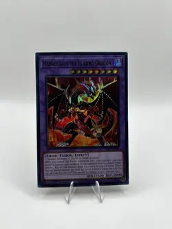YUGIOH! TCG: Masquerade the Blazing Dragon Ultra Rare RA02-EN022 1st Edition LP - Image 1