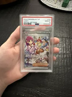 PSA 10 Pokemon TCG Lacey 131/102 SAR SV7 Stellar Miracle Japanese Edition (NM) - Image 1