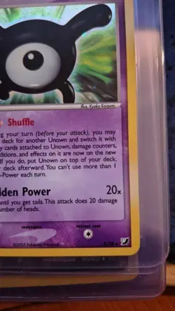 Unown (X) X/28 EX Unseen Forces Holo Pokemon TCG - Image 4
