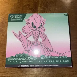 Pokemon Scarlet & Violet Paradox Rift Pokemon Center ETB Iron Valiant Sealed - Image 1