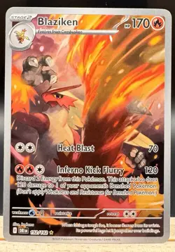 Blaziken 192182 - Destined Rivals Illustration Rare Pokemon TCG NM - Image 1