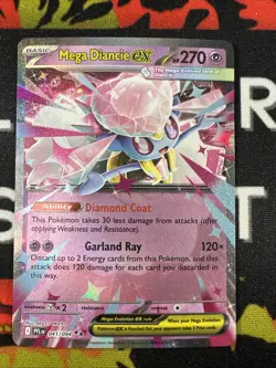 Pokemon TCG Mega Diancie ex 041/094 Phantasmal Flames NM - Image 1