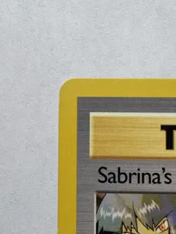 Pokemon WOTC TCG Vintage Sabrina's Gaze 125/132 Gym Heroes Regular LP - Image 5