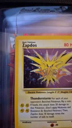 Pokemon Zapdos 15/62 Fossil Holo - Image 2