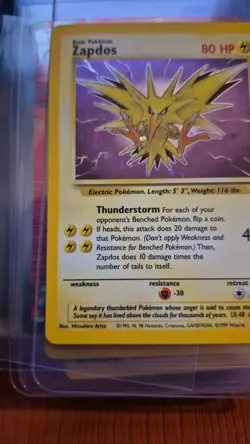 Pokemon Zapdos 15/62 Fossil Holo - Image 5