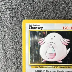Pokemon TCG Chansey Base Set 3/102 Holo Rare 120 HP 80 1999 Wizards - Image 4