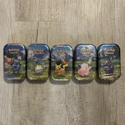 Pokemon TCG Ascended Heroes Full Set of 5 Sealed Mini Tins - Fast Shipping - Image 1