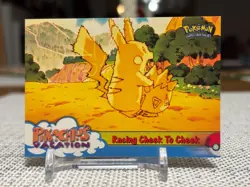 1999 Pokemon The First Movie #48 Pikachu's Vacation (Cheek to Cheek) Black NM - Image 1