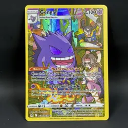 Pokemon Gengar TG06/TG30 NM Full Art Ultra Rare Trainer Gallery Lost Origin - Image 1