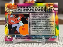 1999 Pokemon (Mewtwo Strikes Back) #28 (The Chase for Pikachu) Blue Logo NM - Image 2