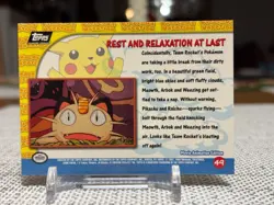 1999 Pokemon The First Movie #51 Pikachu's Vacation (Trapped Charizard) Black NM - Image 2