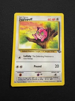 Jigglypuff 54/64 Common Pokemon Jungle NM - Image 1