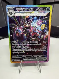 Pokemon TCG Hydreigon ex 240/191 SV08 Surging Sparks SIR - Image 1