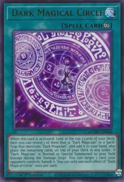 Lightly Played, English Yu Gi Oh Dark Magical Circle - MZMU-EN068 - Ultra Rare - - Image 1