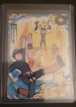Kayou Naruto English Rock Lee BP + 2 Free Promo Lot 3 Cards Rock Lee Naruto Kaka - Image 1