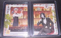 Kayou Naruto Series 2 Kabuto and Orochimaru PU Cards (NRSA02-PU-001L4 and 002L4) - Image 1