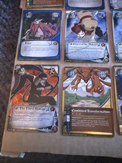 Naruto TCG Anime Card Lot Vintage 2002 Played Condition 1st Edition 240 Cards - Image 4