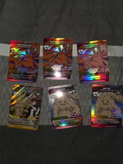 Naruto 1. Edition Mythos TCG Holo Tailed Beast Cards - Image 1