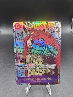 Eustass Captain Kid OG Manga Rare OP05-074 Awakening of the New Era English Raw - Image 2