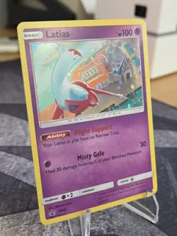 Pokemon Latias TCG SM87 SWIRL! Black Star Promo Holo Card - Image 3
