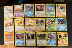 31 Mixed lot of 1st Edition Pokemon Card Collection LP/NM Condition - Image 1