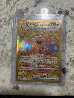 Pokemon Charizard EX 228/197 OBF Tera Holo Card English 2023 - Image 1