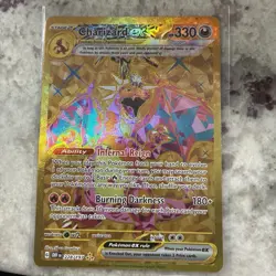 Pokemon Charizard EX 228/197 OBF Tera Holo Card English 2023 - Image 3