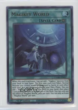 Magikey World (UR) 1st Ed. YuGiOh Dawn of Majesty #DAMA-EN057 - Image 1