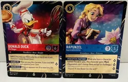 2026 Epcot Festival Of Arts Disney TCG LORCANA Repunzel Donald Duck Promo Card - Image 1
