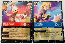 2026 Epcot Festival Of Arts Disney TCG LORCANA Repunzel Donald Duck Promo Card - Image 2