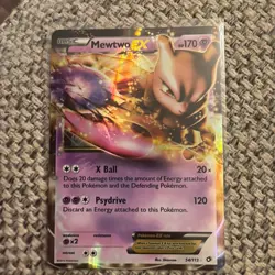 Pokemon Mewtwo EX 54/99 Celebrations 25th Anniversary TCG Card - Image 1