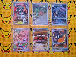 Pokem Destined Rivals Pokemon Cards - Illustration Rare Lot - Lot Of 6 - Image 1