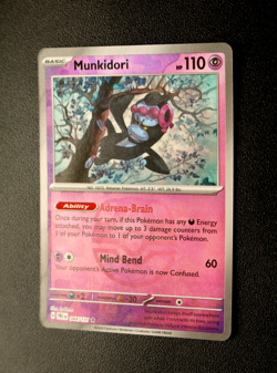 Pokemon Card - Munkidori 044/131 Master Ball Reverse Prismatic Evolutions - NM ⭐ - Image 1