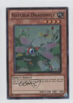 Naturia Dragonfly Unlimited YuGiOh Hidden Arsenal 3 #HA03-EN010 2010 - Image 1