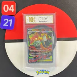 2025 Pokemon card M1L 077/063 Mega Camerupt ex SR Scarlet & Violet Brave Grade10 - Image 1