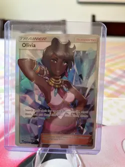 Pokemon TCG Olivia Crimson Invasion Full Art Ultra Rare Trainer Card 111/111 - Image 1
