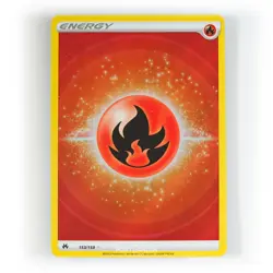 Pokemon - Fire Energy Holo - 153/159 - SWSH Crown Zenith - Texture Card - Image 1