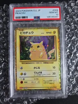 PSA 10 Pikachu 008/032 CLL Pokemon Card Classic Japanese 2023 Gem Mint - Image 1