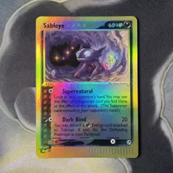 Pokemon TCG Sableye Reverse Holo EX Sandstorm Card 10/100 - Image 1