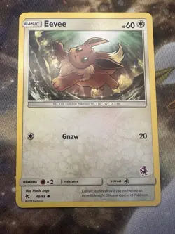 Eevee 49/68 Mewtwo Deck Battle Academy 2020 Pokemon Trading Card TCG LP - Image 1