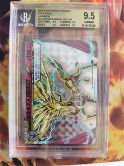 Pokemon Card Xerneas Break Prism Holo Fever Burst XY Japanese BGS Beckett 9.5 - Image 2